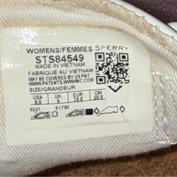 ⚓️Sperry Crest Vibe Leather Sneakers in All White - Picture 15 of 16